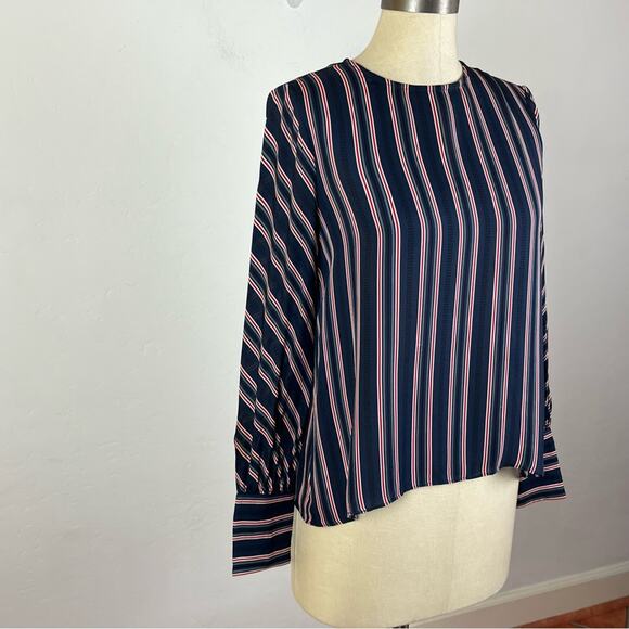 Intermix Multi Stripe Long Sleeve Top - Picture 2 of 7